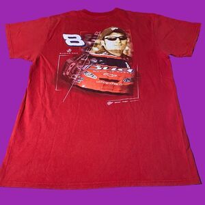 Dale Earnhardt Jr T Shirt Mens Size Large Red 100% Cotton Winners Circle NASCAR